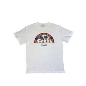 NWOT Surf’s Up Peanuts Snoopy Sun Tanned Hawaii Limited T-Shirt Large Schulz